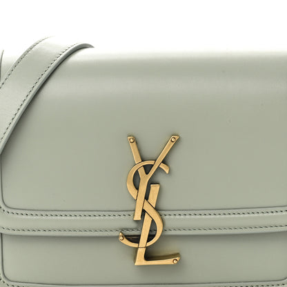 Saint Laurent Smooth Calfskin Small Solferino Satchel Acqua 7 of 9