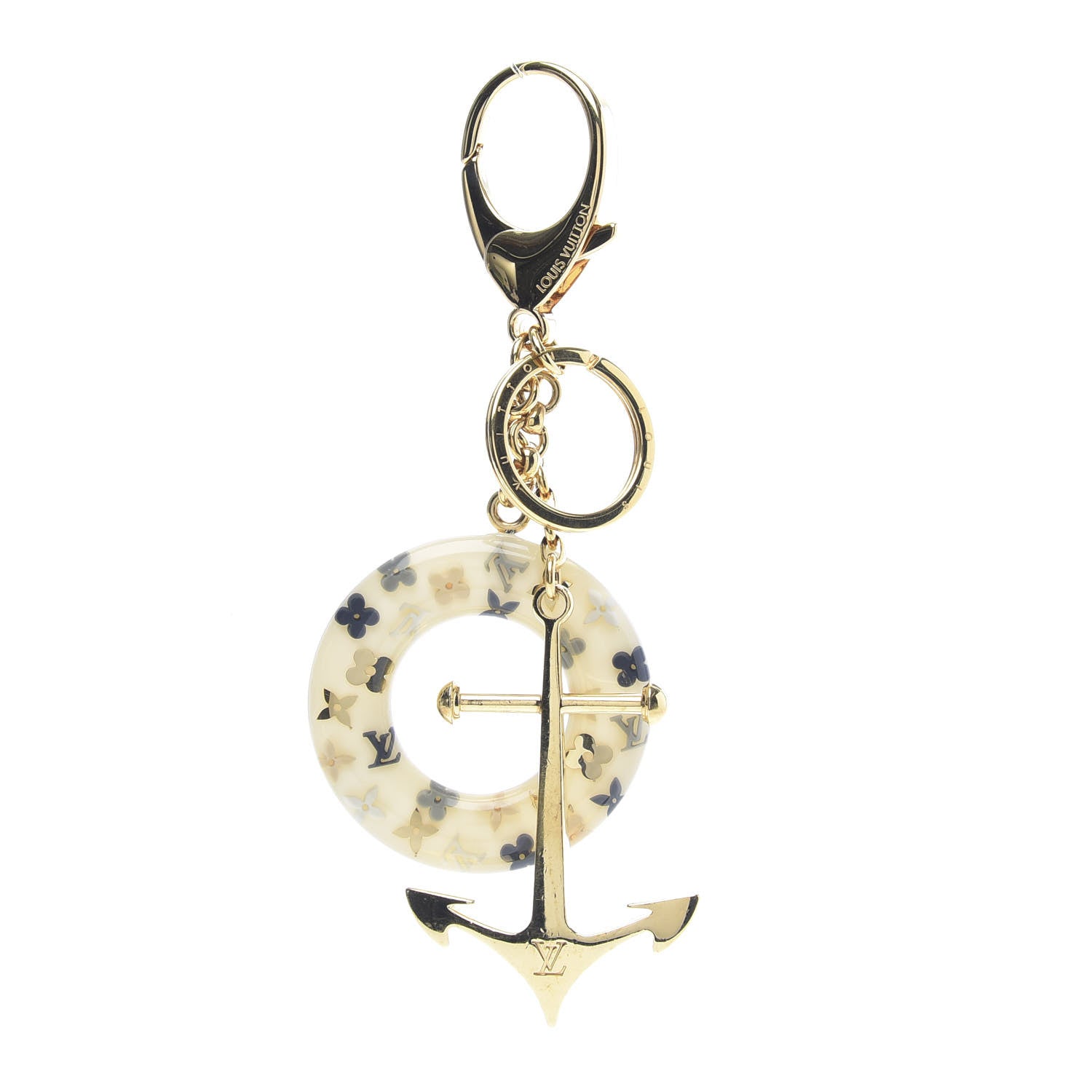 Louis Vuitton Marina Key Holder Bag Charm Azur 1 of 3