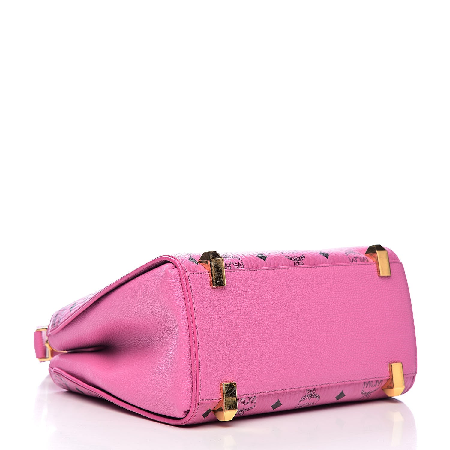 MCM Visetos Small Corina Shoulder Bag Pink 4 of 10