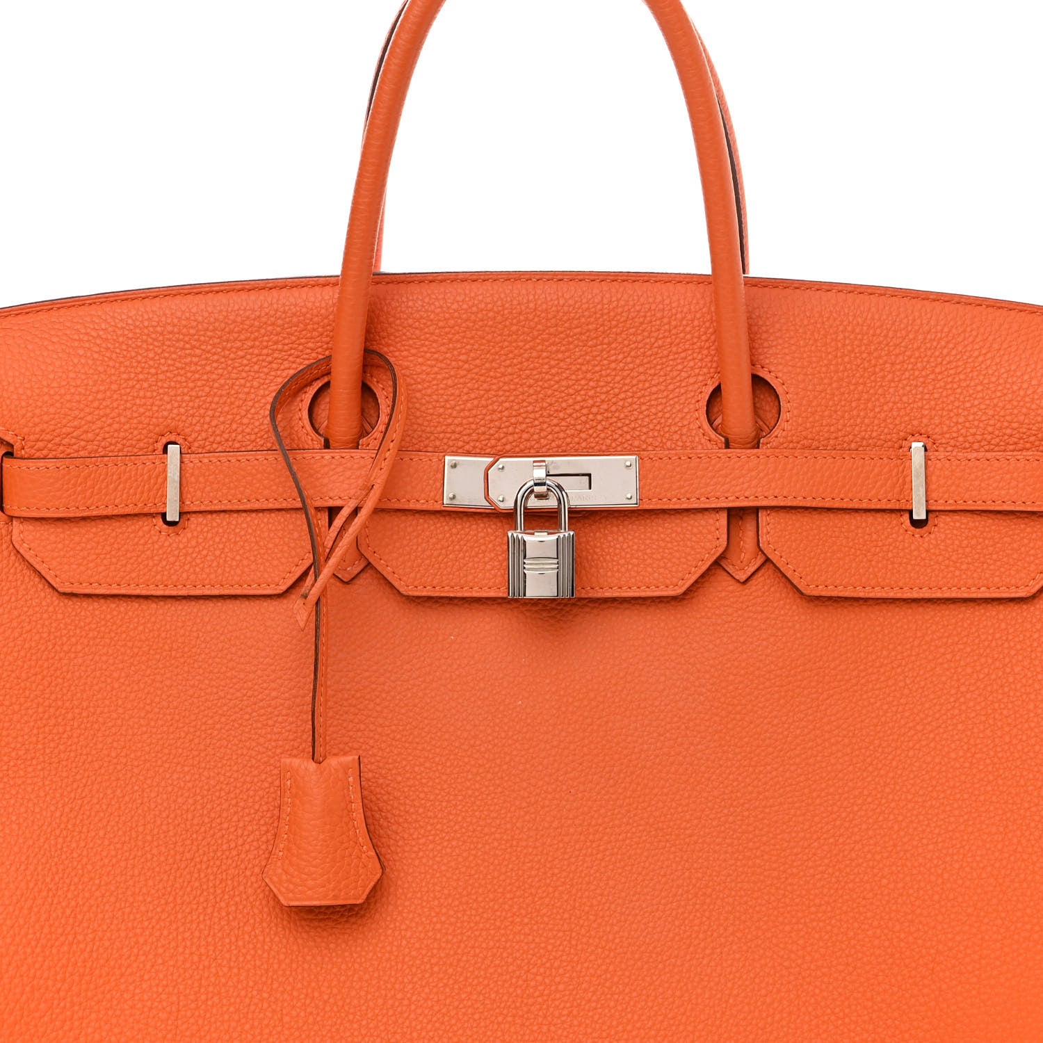 Hermes Togo Birkin 40 Orange 8 of 17