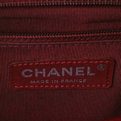 Chanel Caviar Quilted New Medium Boy Flap Dark Red 6 of 10