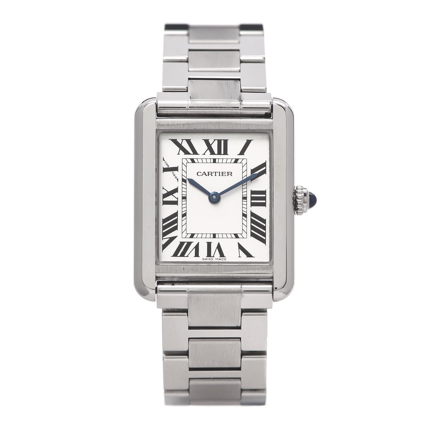 Cartier Stainless Steel 24mm Tank Solo Quartz Watch 1 of 7