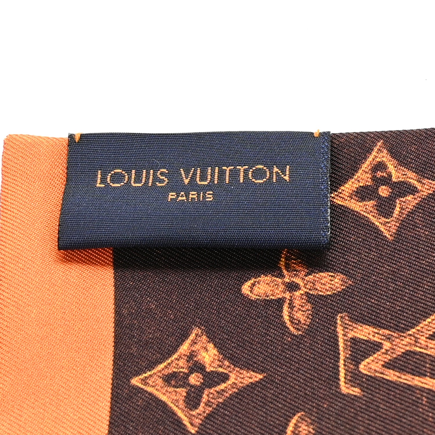 Louis Vuitton Silk Catogram Classic Bandeau Marron 3 of 4