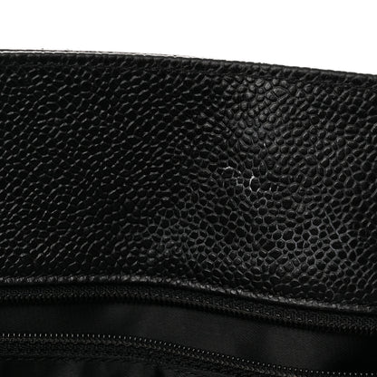 Chanel Caviar Large CC Shoulder Bag Black 12 of 14