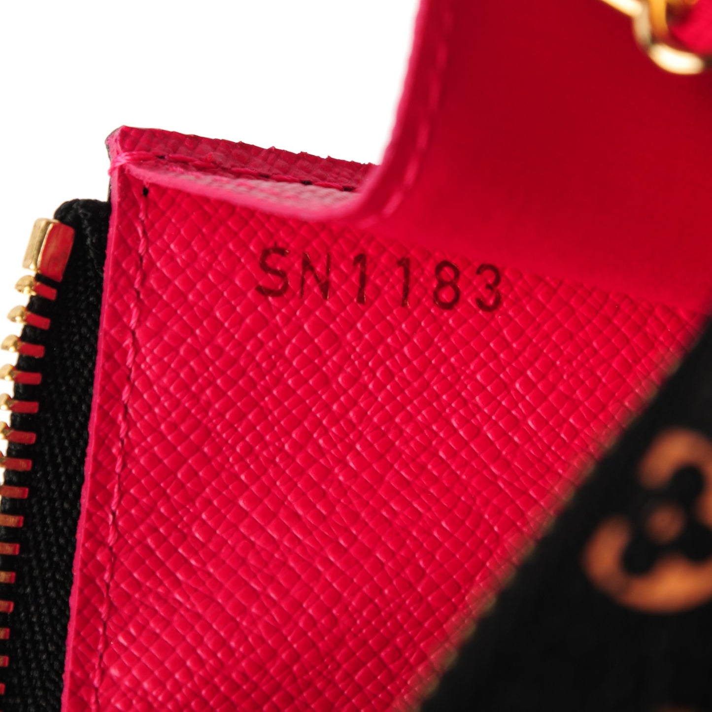 Monogram Multicolor Key Pouch Black Grenade