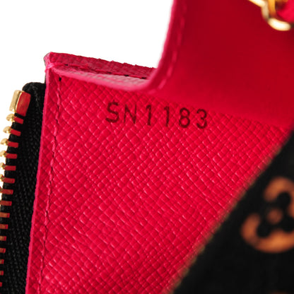 Louis Vuitton Monogram Multicolor Key Pouch Black Grenade 7 of 7