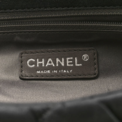 Chanel Calfskin Bubble Quilt Accordion Flap Grey 6 of 11