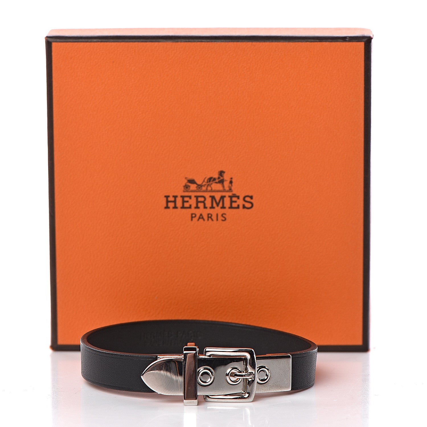 Hermes Chamonix Java 10 Bracelet M Black 8 of 8