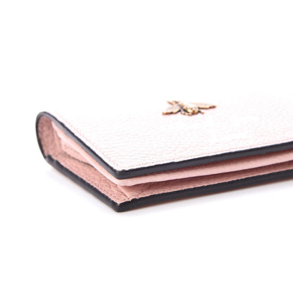 Gucci Cellarius Calfskin Blind for Love Animalier Card Case Perfect Pink 9 of 10