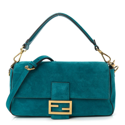 Fendi Chamois Baguette Ottanio 1 of 10