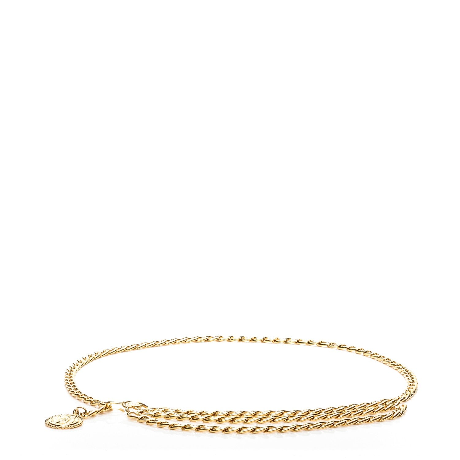 Chanel Chain CC Medallion Belt Gold 1 of 7