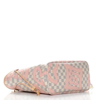 Louis Vuitton Damier Azur Tahitienne Neverfull MM 4 of 9