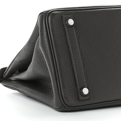 Hermes Taurillon Clemence Birkin 30 Graphite 8 of 9