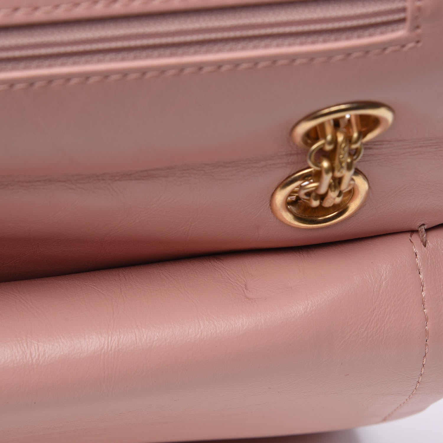 Chanel Aged Calfskin Quilted 2.55 Reissue 226 Flap Light Pink 12 of 15