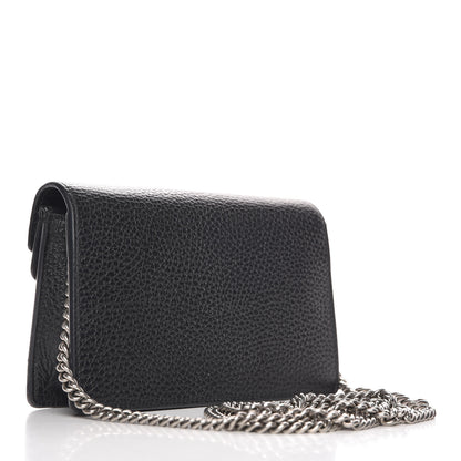 Gucci Calfskin Super Mini Dionysus Shoulder Bag Black 3 of 8