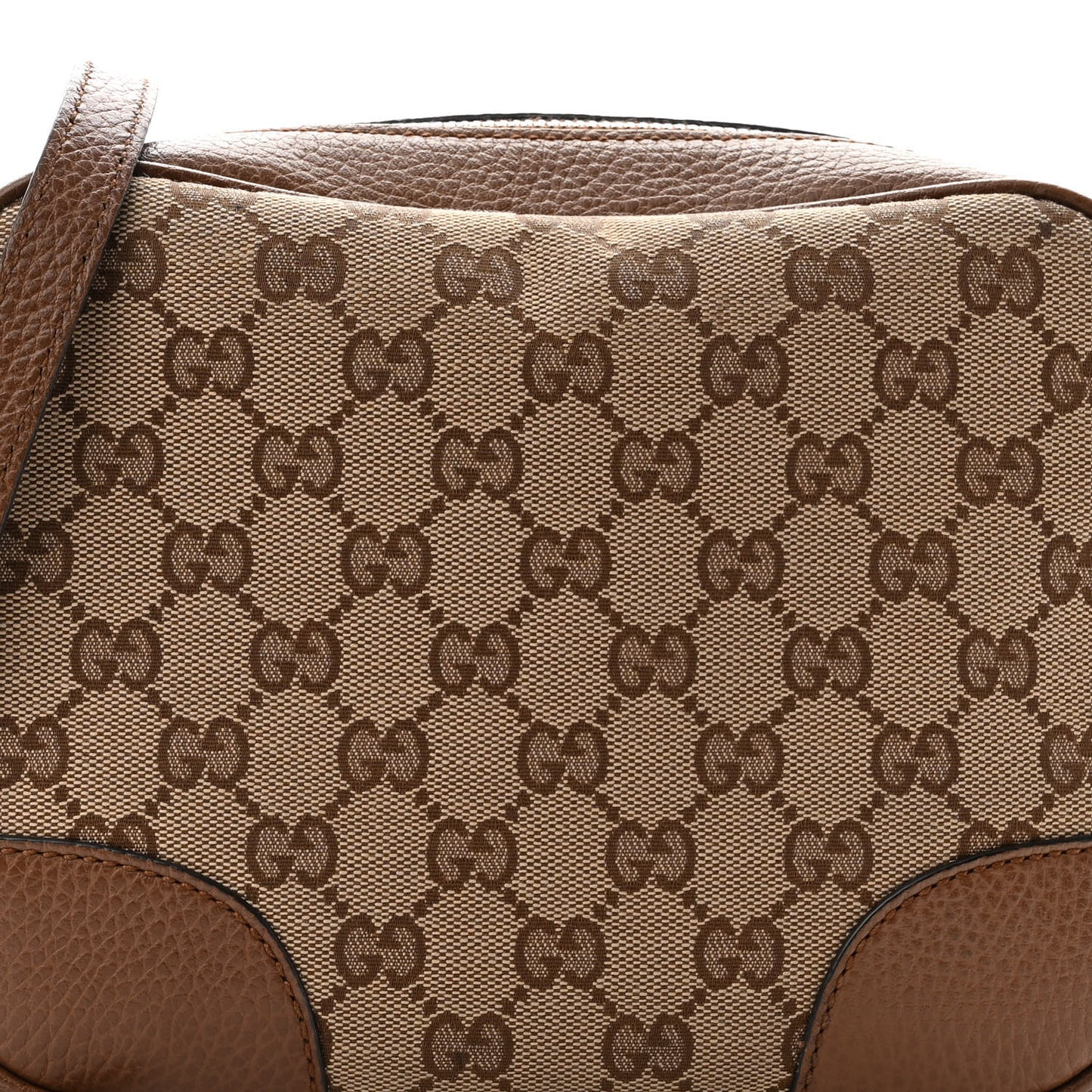 Monogram Mini Bree Messenger Bag Beige Tabacco
