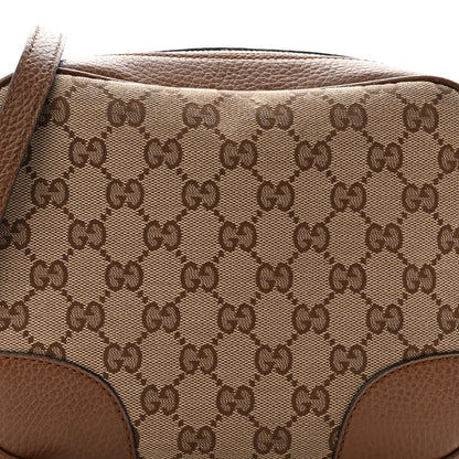 Gucci Monogram Mini Bree Messenger Bag Beige Tabacco 8 of 10