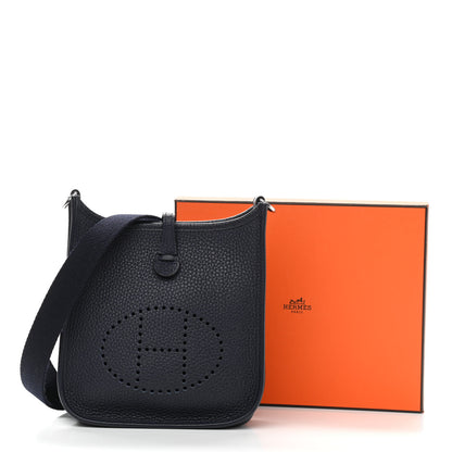 Hermes Taurillon Clemence Evelyne TPM Bleu Nuit 11 of 11