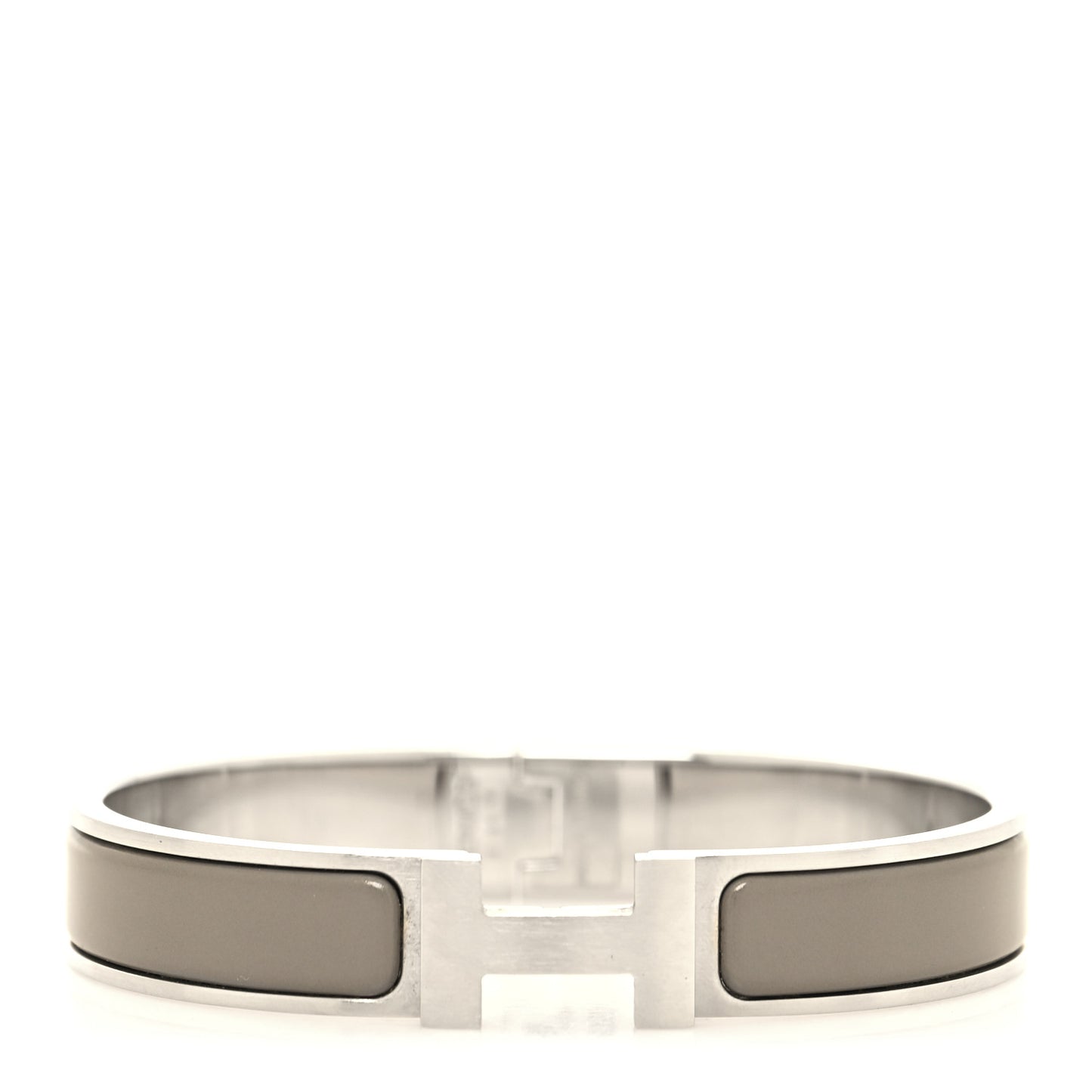 Matte Enamel Narrow Clic Clac HH Bracelet PM Etain