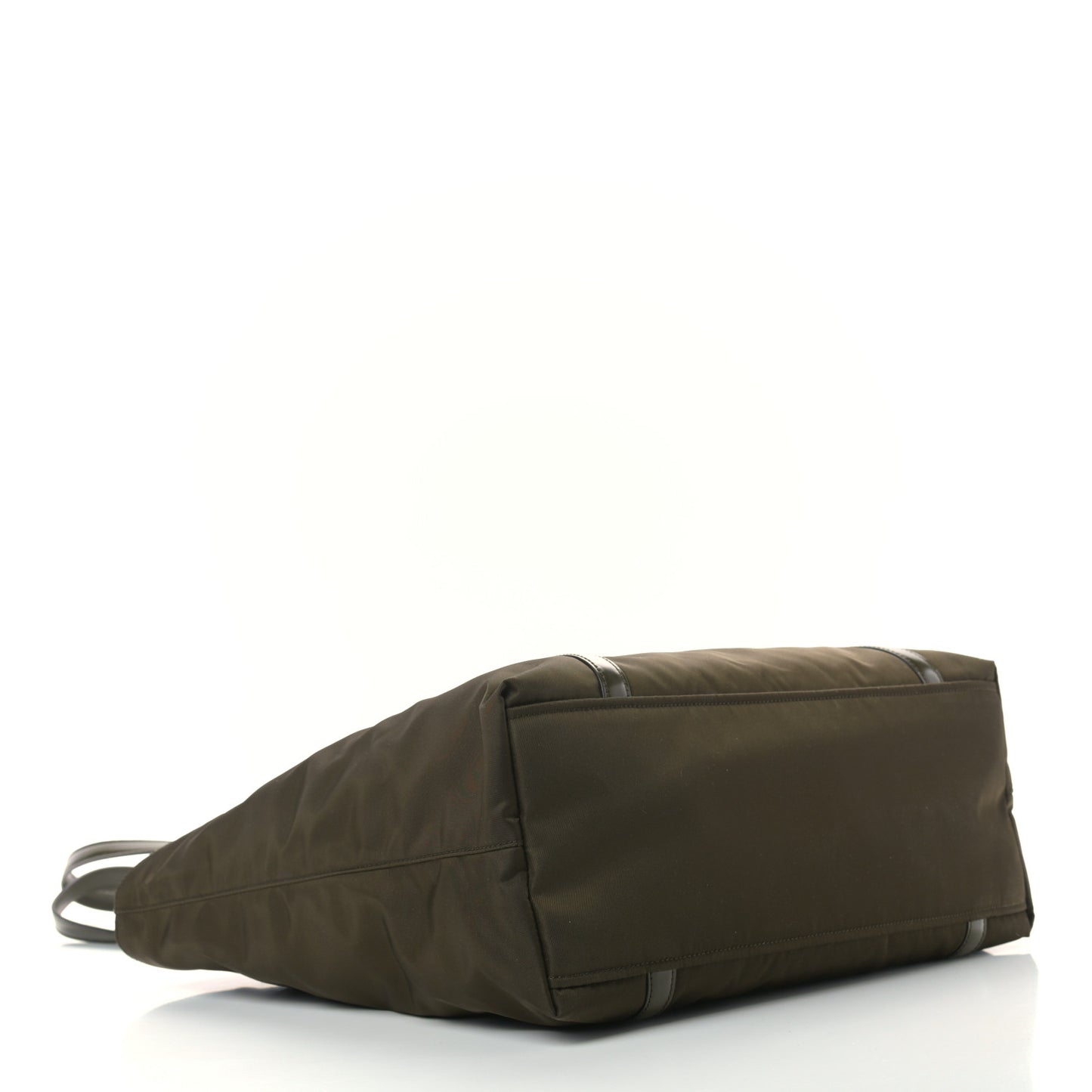 Tessuto Nylon Soft Calfskin Tote Militare