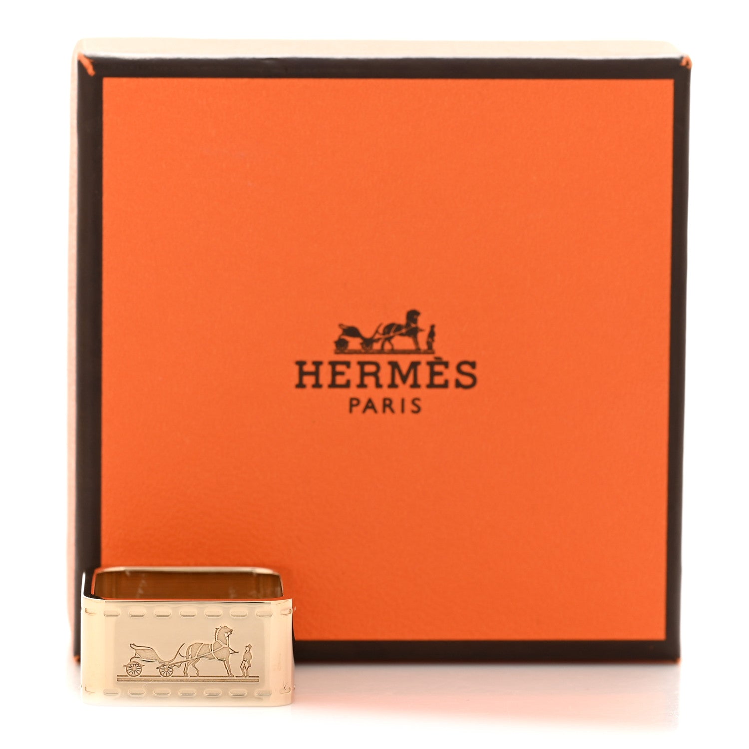 Hermes Permabrass Bolduc Scarf Ring 5 of 5