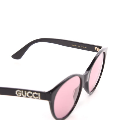 Gucci Crystal Round Frame Sunglasses GG 0419S Black 5 of 9