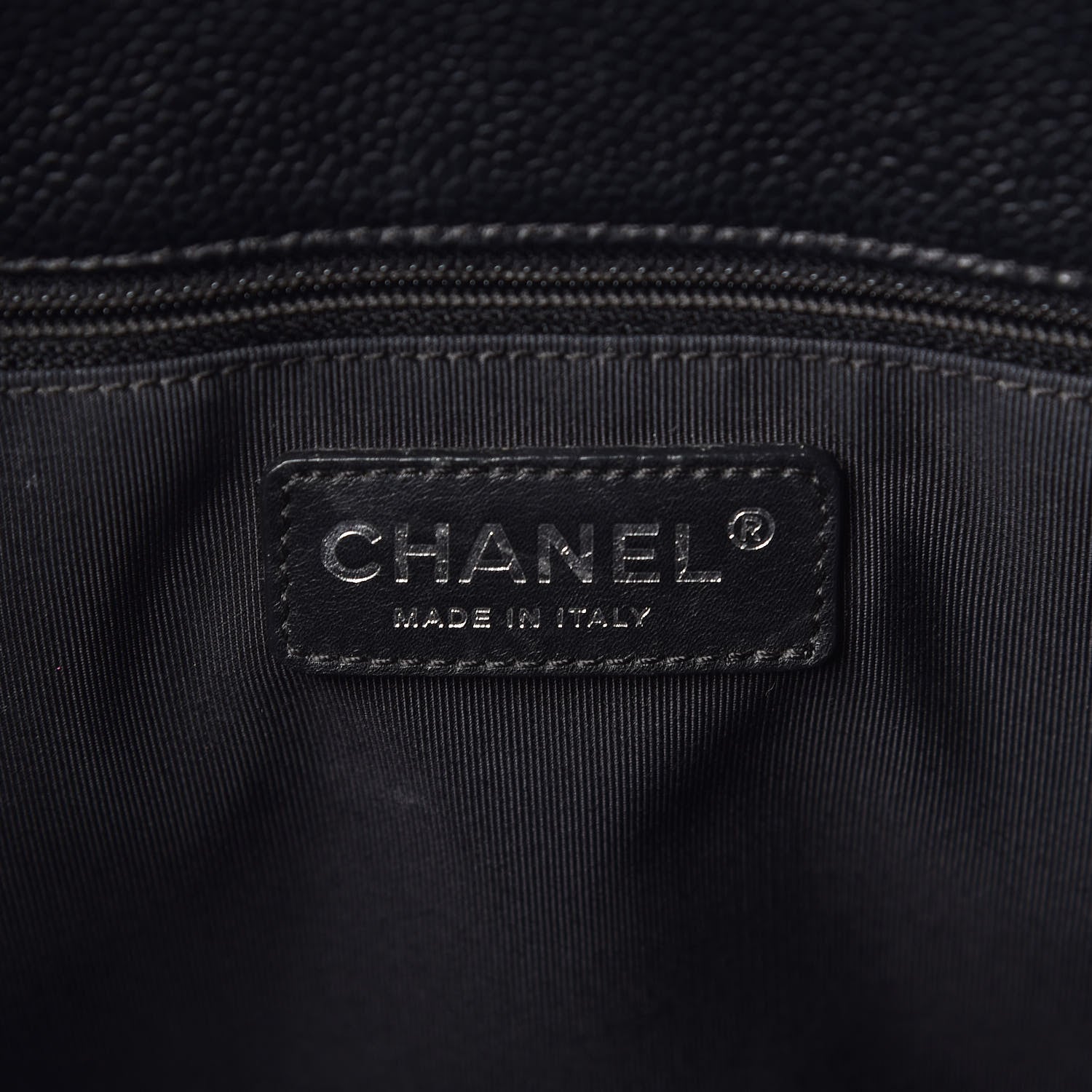 Chanel Caviar Quilted Grand Shopping Tote GST Black 6 of 11