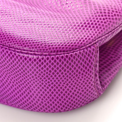 Judith Leiber Snakeskin Evening Bag Purple 8 of 8