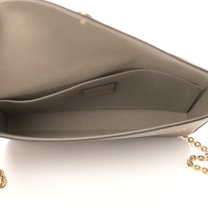 Louis Vuitton Empreinte Monogram Giant Felicie Pochette Tourterelle Creme 7 of 13