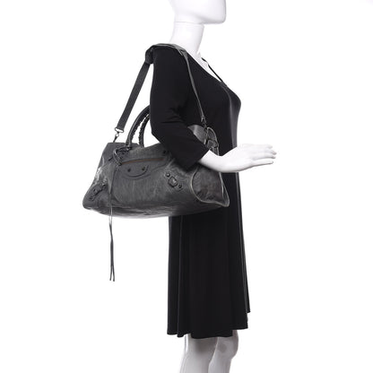 Balenciaga Agneau Classic Hardware Part Time Gris Tarmac 2 of 14