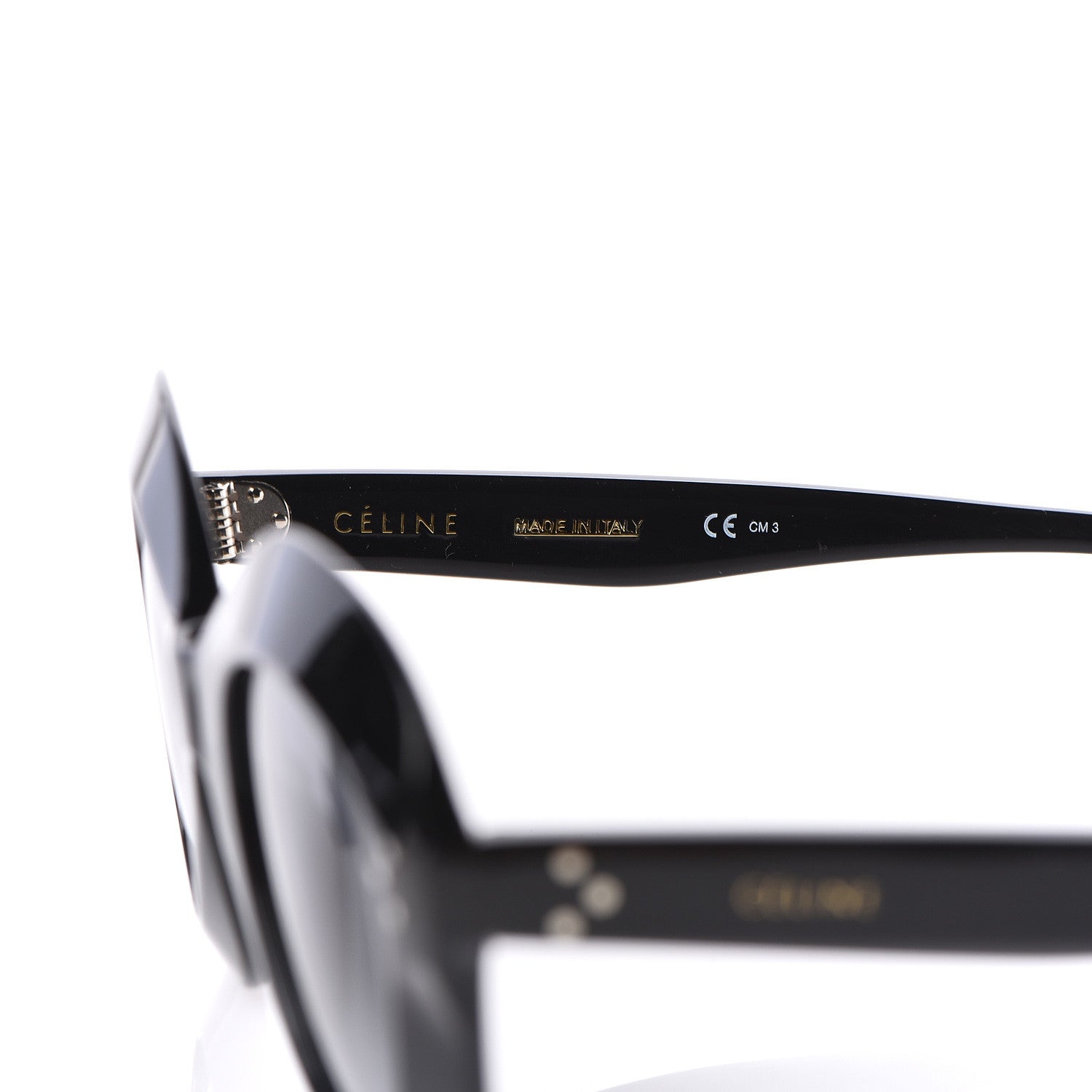 Celine Acetate Lola Sunglasses CL 41445/S Black 6 of 6