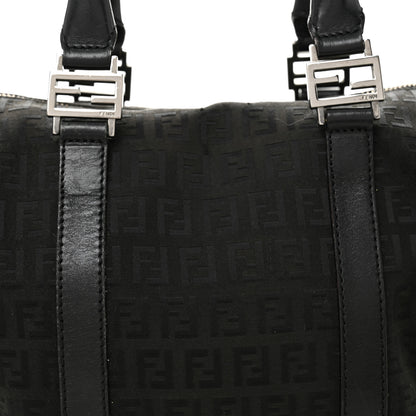 Fendi Zucchino Vitello Small Boston Black 7 of 10