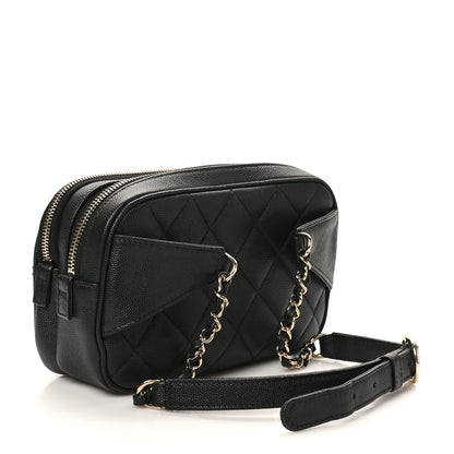 Chanel Caviar Quilted Waist Bag With Pouch Black 4 of 12