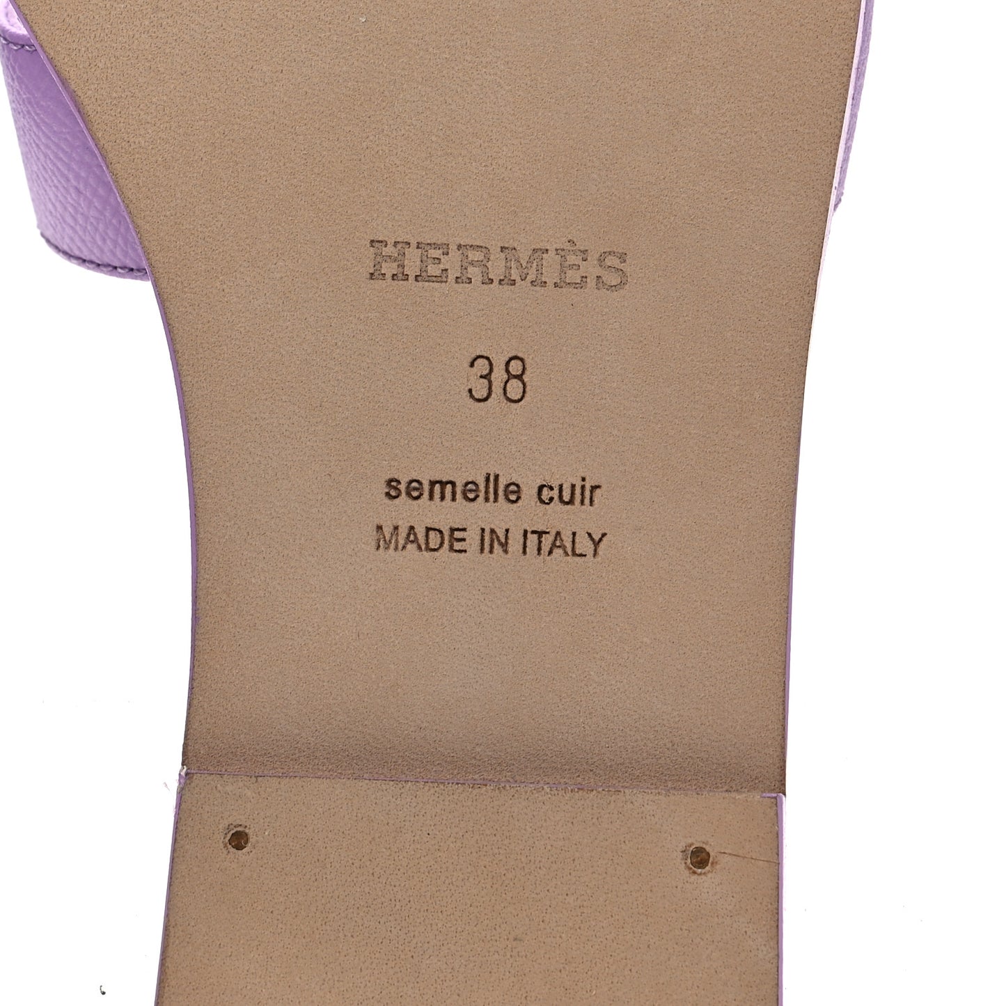 Epsom Oran Sandals 38 Violet Amethyste