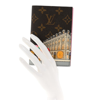 Louis Vuitton Monogram 2022 Christmas Animation Paris Passport Cover Pink 2 of 6