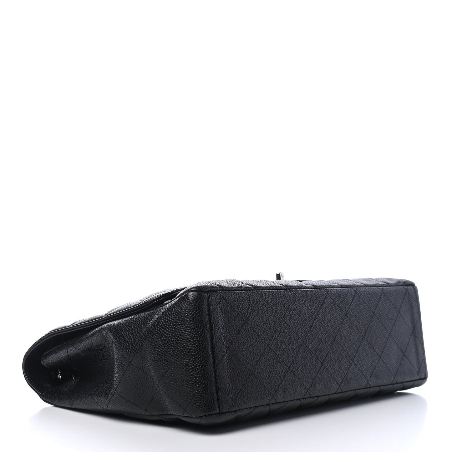 Caviar Quilted Maxi Single Flap Black