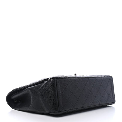 Chanel Caviar Quilted Maxi Single Flap Black 4 of 9