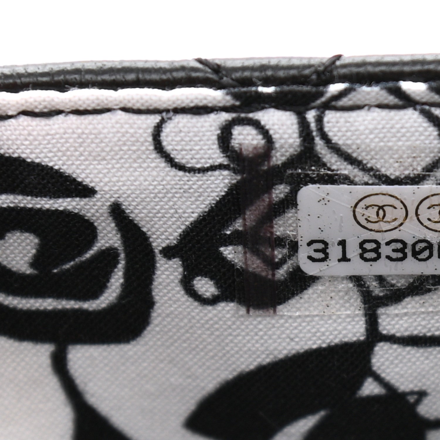 Chanel Lambskin Quilted Flap Card Holder Wallet Black 8 of 9