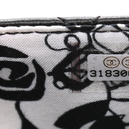 Chanel Lambskin Quilted Flap Card Holder Wallet Black 8 of 9