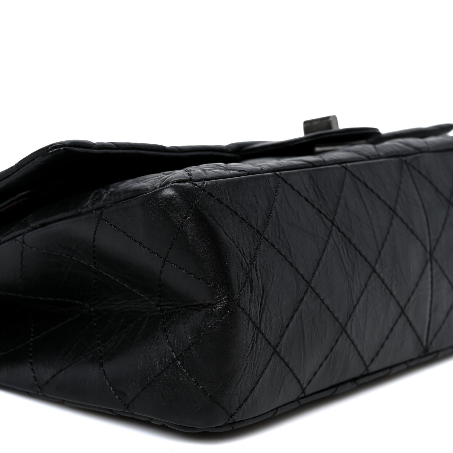 Chanel Aged Calfskin Quilted 2.55 Reissue 227 Flap Black 9 of 10