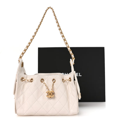 Chanel Caviar Quilted Mini Chanel 25 Handbag White 21 of 21