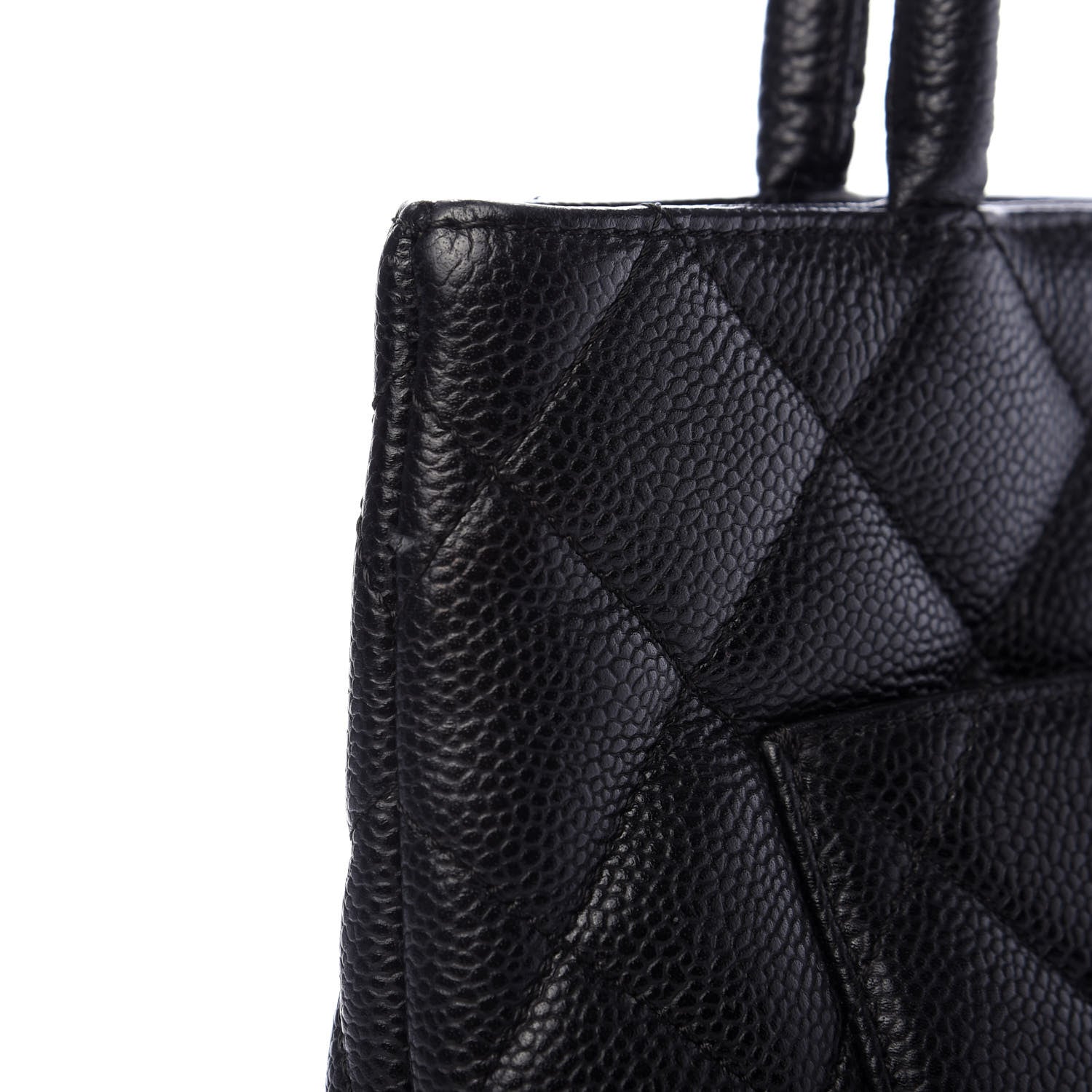 Chanel Caviar Quilted Medallion Tote Black 15 of 16