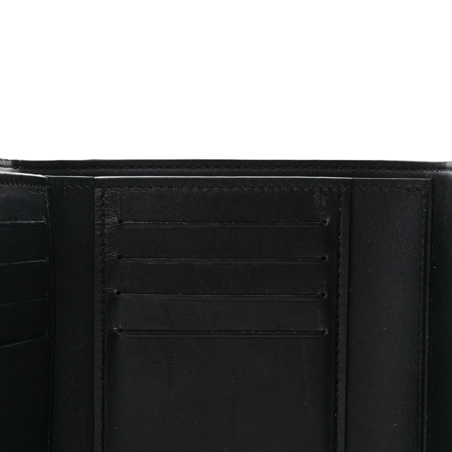 Monogram Flower Lock Compact Wallet Black