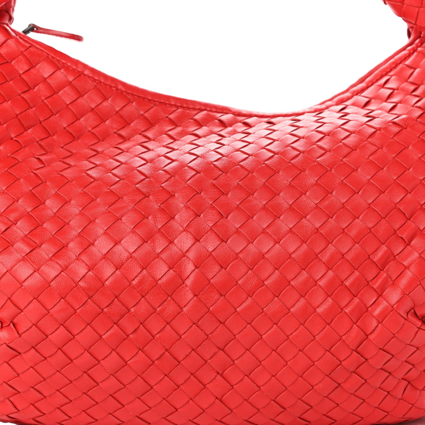 Nappa Intrecciato Medium Belly Veneta Hobo Flame