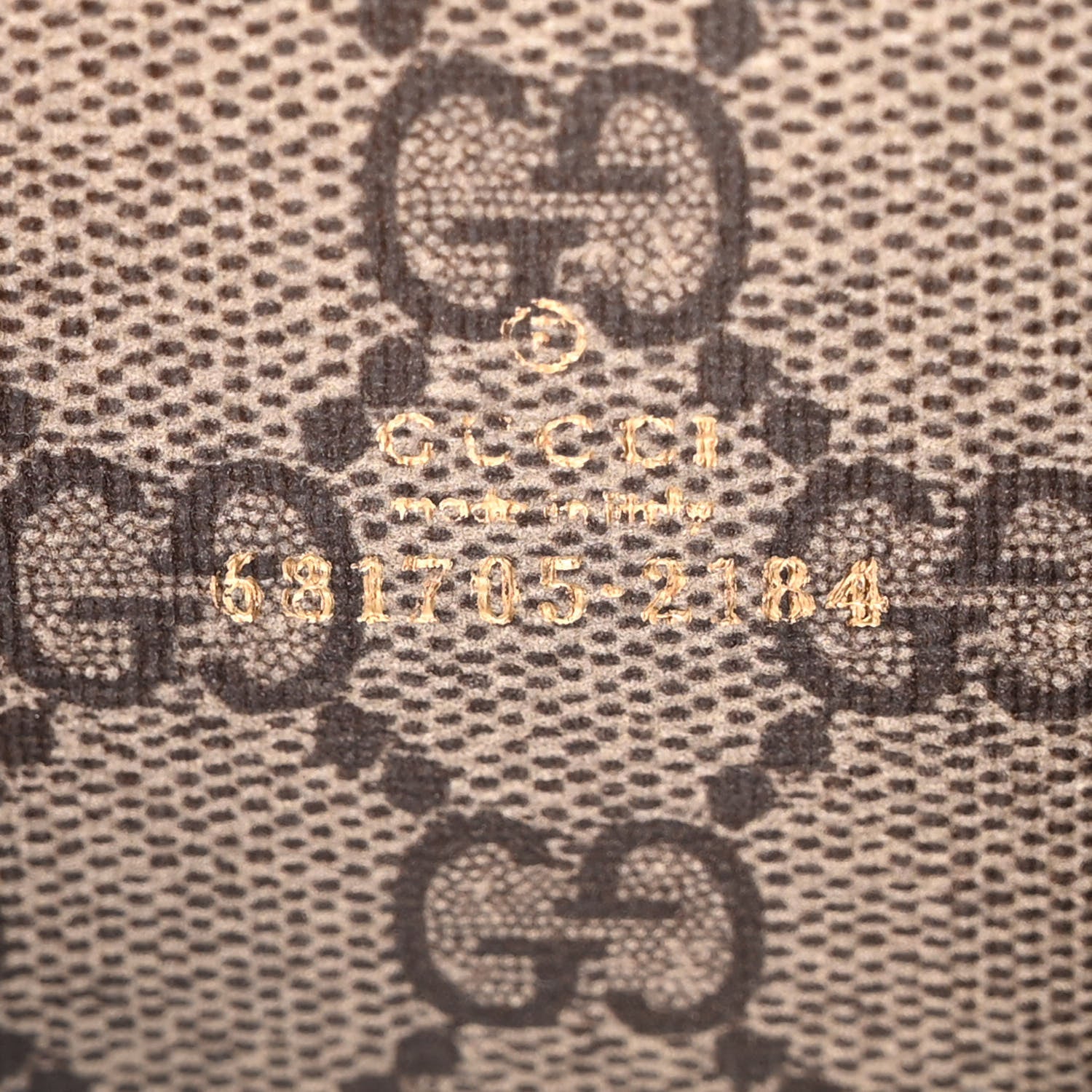 Balenciaga GUCCI X BALENCIAGA GG Supreme Monogram Logo Mini Cash Wallet on Chain Beige Ebony 7 of 11