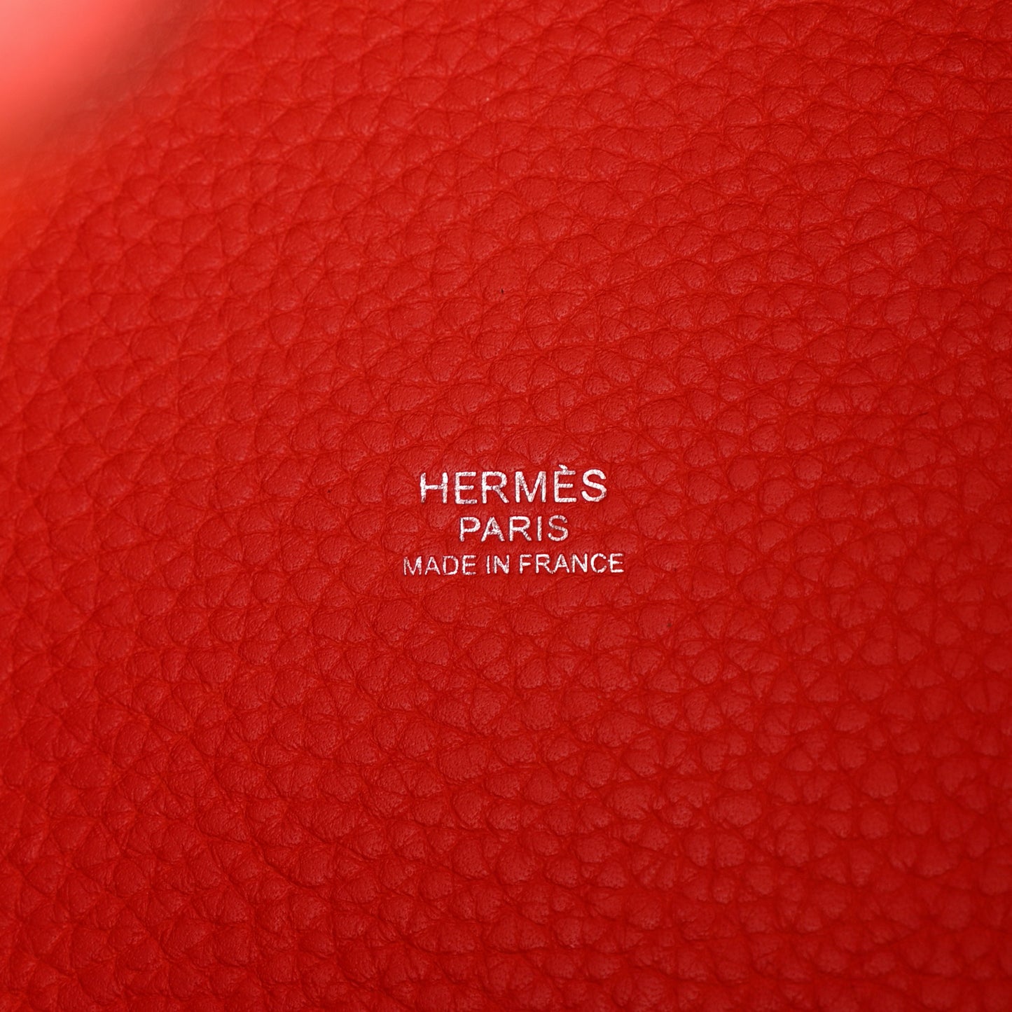 Taurillon Clemence Picotin Lock 22 MM Rouge Pivoine