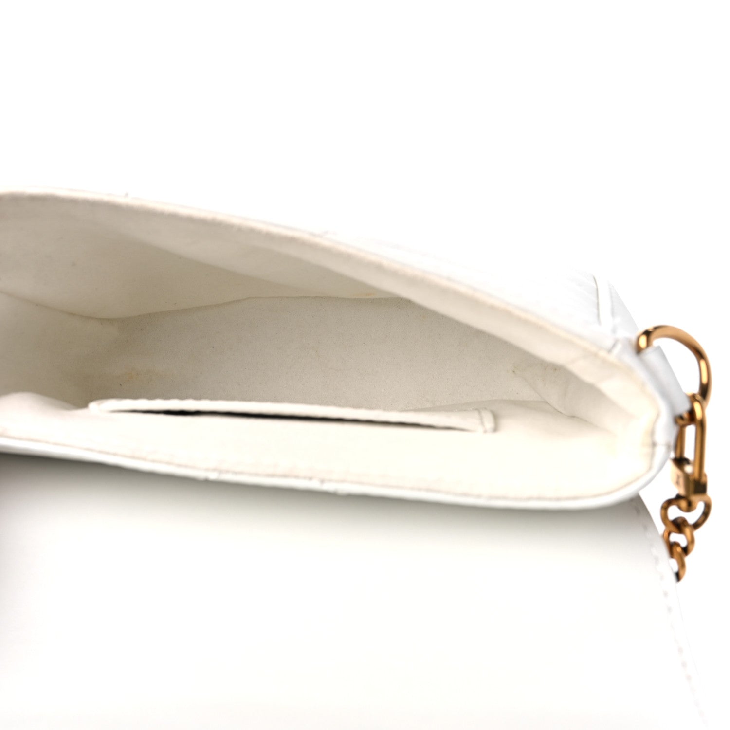 Louis Vuitton Calfskin New Wave Multi Pochette Snow 5 of 10