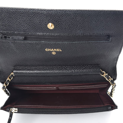 Chanel Caviar Quilted Wallet On Chain WOC Black 8 of 11