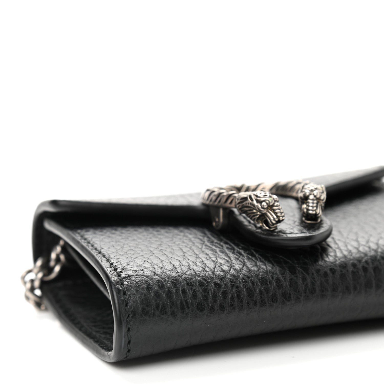 Gucci Calfskin Dionysus Coin Purse Black 7 of 8