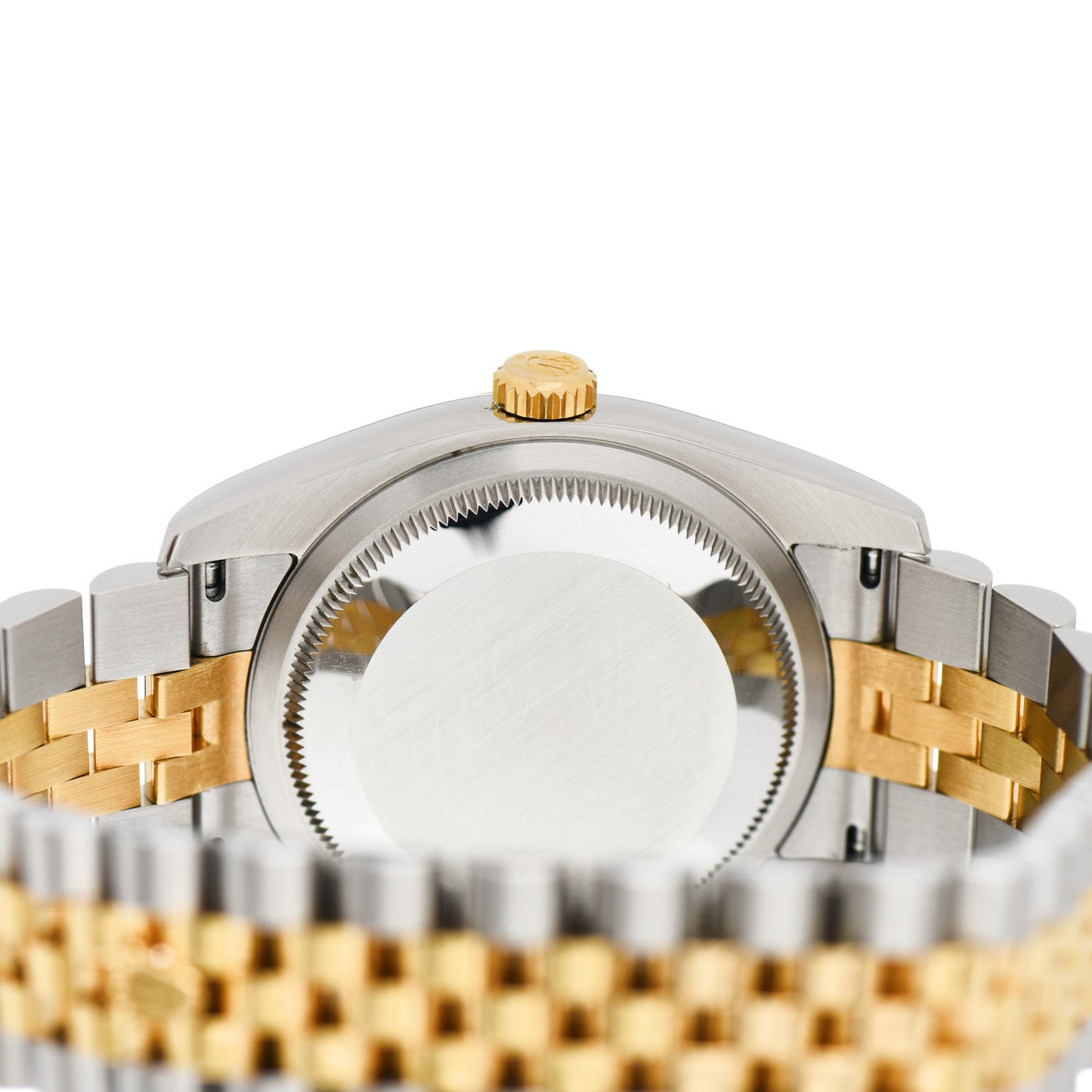 Stainless Steel 18K Yellow Gold Diamond Mother of Pearl 36mm Oyster Perpetual Datejust Watch 116233